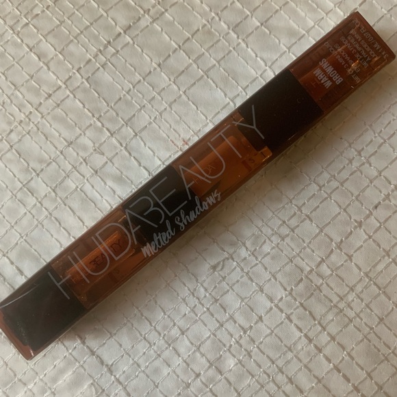 Huda Beauty Melted Liquid Eyeshadow Trio Set in Warm Browns BNIB - Picture 13 of 16